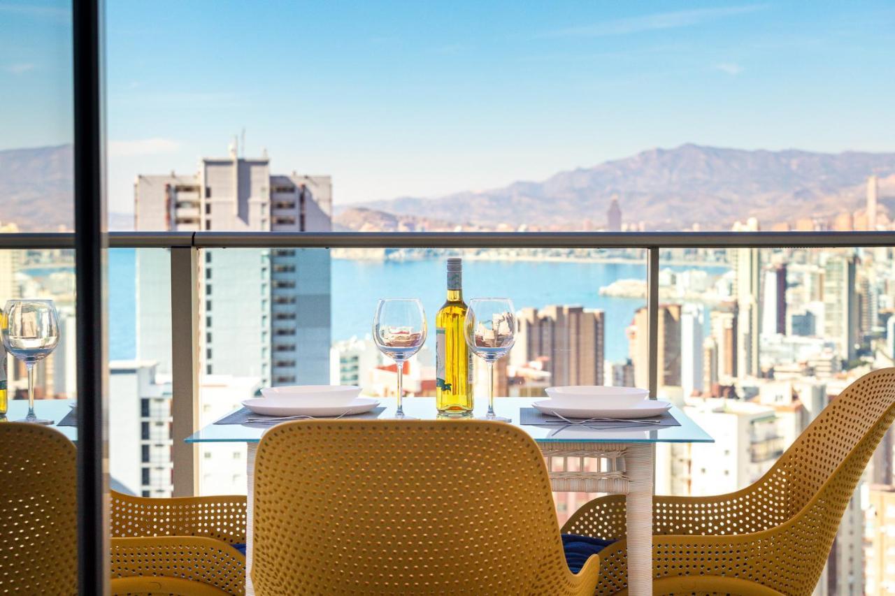 Skyline 10 Gran Terraza Privada Con Vistas Espectaculares Apartamento Benidorm Exterior foto