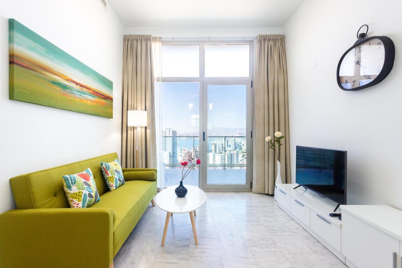 Skyline 10 Gran Terraza Privada Con Vistas Espectaculares Apartamento Benidorm Exterior foto